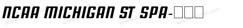 NCAA Michigan St Spa字体转换